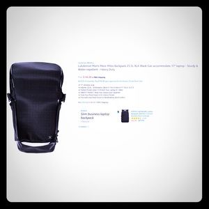 Lululemon’More Miles’ 25.5L Backpack NEW W/ TAGS